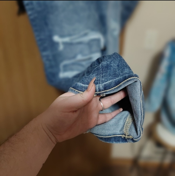 NWT 《 maurices 》 Plus Size Edgely Boyfriend High Rise Ripped Jean 24 Short - Picture 11 of 13